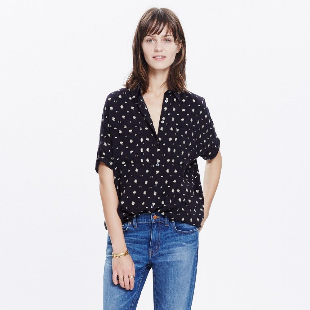 Madewell Courier Shirt in Orsa Print